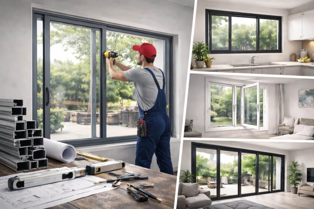 Jasa Jendela Aluminium Tangerang Sliding, Swing & Minimalis